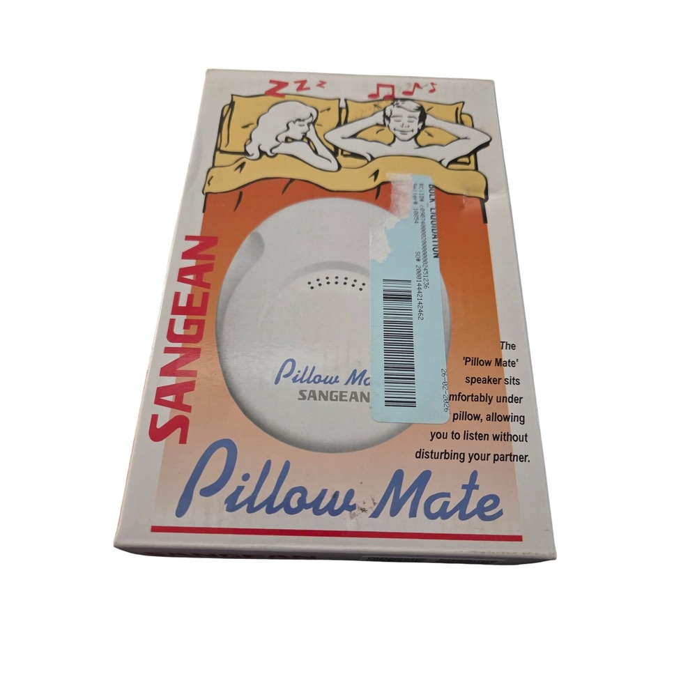 Sangean Pillow Mate PS-300 Under Pillow Speaker White‎ with Volume Control New